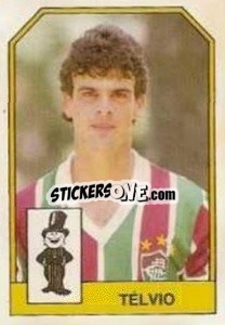 Sticker Télvio - Campeonato Brasileiro 1991 n. 195 - Abril