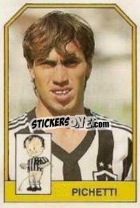 Cromo Pichetti - Campeonato Brasileiro 1991 n. 239 - Abril