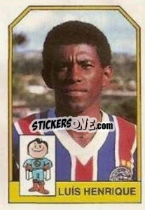 Sticker Luís Henrique - Campeonato Brasileiro 1991 n. 252 - Abril
