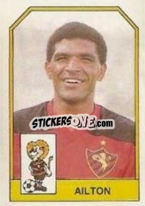 Cromo Ailton - Campeonato Brasileiro 1991 n. 269 - Abril