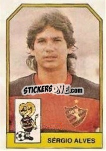 Cromo Sérgio Alves - Campeonato Brasileiro 1991 n. 275 - Abril