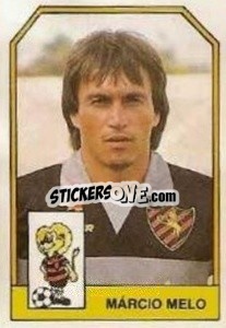 Cromo Márcio Melo - Campeonato Brasileiro 1991 n. 276 - Abril