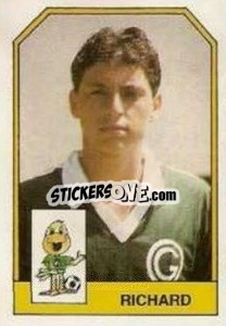 Cromo Richard - Campeonato Brasileiro 1991 n. 288 - Abril