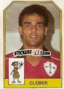 Sticker Cleber - Campeonato Brasileiro 1991 n. 340 - Abril