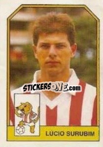 Sticker Lúcio Surubim - Campeonato Brasileiro 1991 n. 357 - Abril