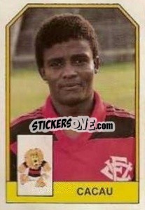 Sticker Cacau - Campeonato Brasileiro 1991 n. 370 - Abril