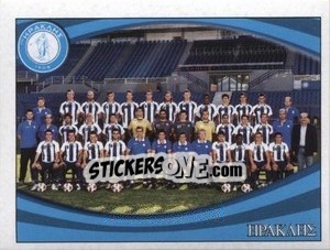 Sticker Team - P.A.E. Iraklis - Superleague Ελλάδα 2010-2011 - Panini