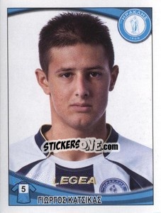 Cromo Giorgos Katsikas - Superleague Ελλάδα 2010-2011 - Panini