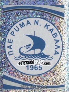 Sticker Emblem - Kavala FC - Superleague Ελλάδα 2010-2011 - Panini