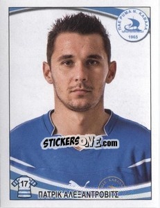 Sticker Patryk Aleksandrowicz - Superleague Ελλάδα 2010-2011 - Panini