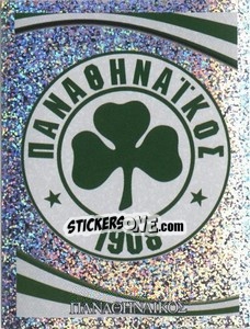 Cromo Emblem - Panathinaikos FC - Superleague Ελλάδα 2010-2011 - Panini