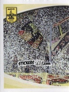Sticker Fans Aris Thessaloniki FC - Superleague Ελλάδα 2010-2011 n. 374 - Panini