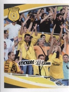 Sticker Fans FC Ergotelis - Superleague Ελλάδα 2010-2011 - Panini