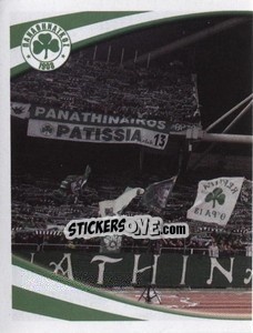 Figurina Fans Panathinaikos FC - Superleague Ελλάδα 2010-2011 - Panini