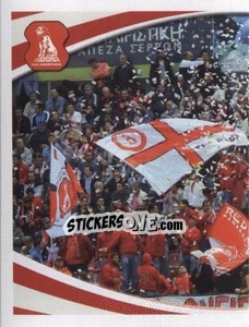 Cromo Fans FC Panserraikos Serres - Superleague Ελλάδα 2010-2011 - Panini