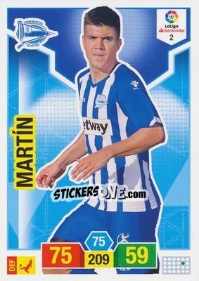 Sticker Martín - Liga Santander 2018-2019. Adrenalyn XL n. 2 - Panini