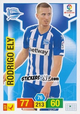 Sticker Rodrigo Ely - Liga Santander 2018-2019. Adrenalyn XL n. 4 - Panini