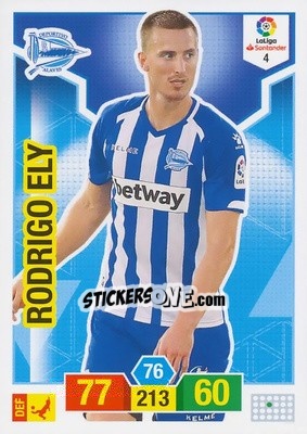 Cromo Rodrigo Ely - Liga Santander 2018-2019. Adrenalyn XL - Panini