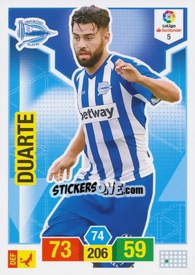 Cromo Duarte - Liga Santander 2018-2019. Adrenalyn XL - Panini