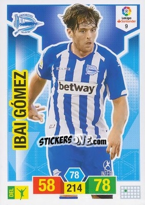 Sticker Ibai Gómez - Liga Santander 2018-2019. Adrenalyn XL n. 9 - Panini