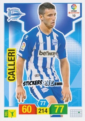 Sticker Calleri - Liga Santander 2018-2019. Adrenalyn XL n. 10 - Panini