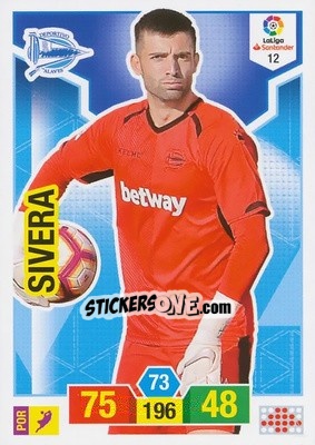 Sticker Sivera - Liga Santander 2018-2019. Adrenalyn XL - Panini