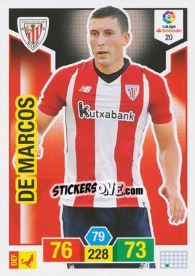 Cromo De Marcos - Liga Santander 2018-2019. Adrenalyn XL n. 20 - Panini