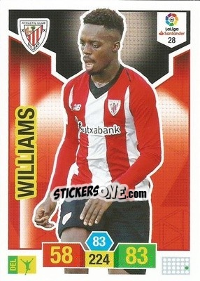Sticker Willians - Liga Santander 2018-2019. Adrenalyn XL n. 28 - Panini