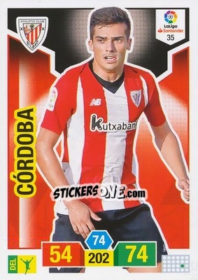 Sticker Córdoba - Liga Santander 2018-2019. Adrenalyn XL n. 35 - Panini