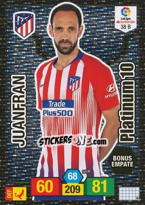 Sticker Juanfran - Liga Santander 2018-2019. Adrenalyn XL - Panini