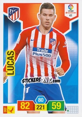 Sticker Lucas Hernández - Liga Santander 2018-2019. Adrenalyn XL - Panini