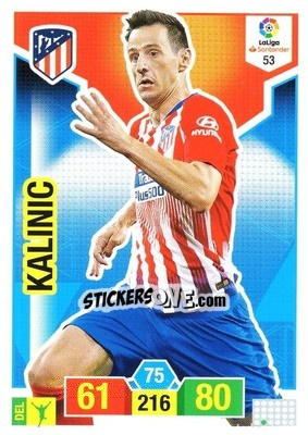 Sticker Kalinic - Liga Santander 2018-2019. Adrenalyn XL n. 53 - Panini