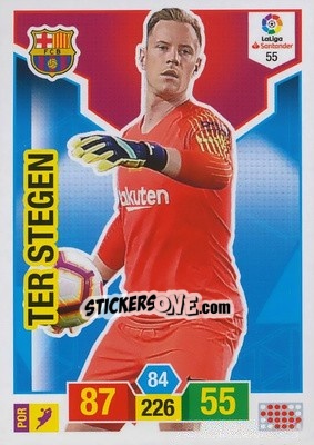 Cromo Ter Stegen - Liga Santander 2018-2019. Adrenalyn XL n. 55 - Panini