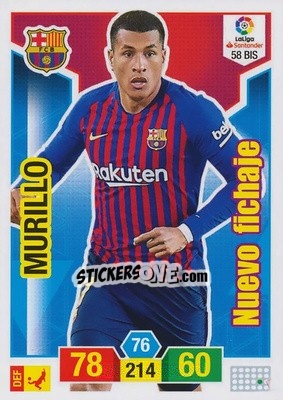 Sticker Murillo - Liga Santander 2018-2019. Adrenalyn XL - Panini