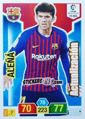 Sticker Aleñá - Liga Santander 2018-2019. Adrenalyn XL n. 70bis - Panini