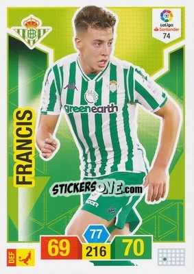 Figurina Francis - Liga Santander 2018-2019. Adrenalyn XL - Panini