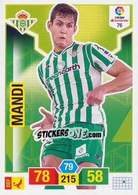 Sticker Mandi - Liga Santander 2018-2019. Adrenalyn XL n. 76 - Panini