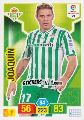 Sticker Joaquín - Liga Santander 2018-2019. Adrenalyn XL n. 79 - Panini