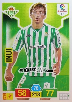 Sticker Inui - Liga Santander 2018-2019. Adrenalyn XL n. 87 - Panini