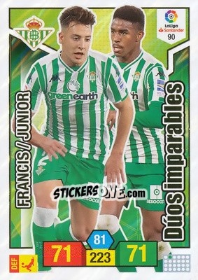Sticker Francis / Junior - Liga Santander 2018-2019. Adrenalyn XL n. 90 - Panini