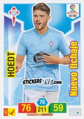 Sticker Hoedt - Liga Santander 2018-2019. Adrenalyn XL n. 93bis - Panini