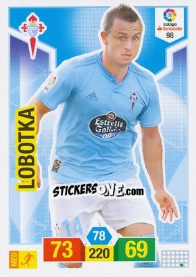 Figurina Lobotka - Liga Santander 2018-2019. Adrenalyn XL - Panini