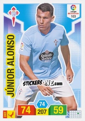 Sticker Junior Alonso - Liga Santander 2018-2019. Adrenalyn XL n. 103 - Panini