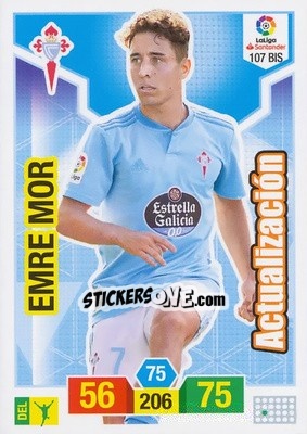 Sticker Emre Mor - Liga Santander 2018-2019. Adrenalyn XL n. 107bis - Panini