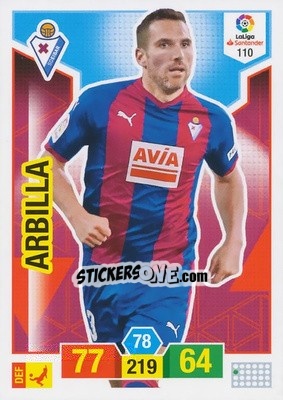 Sticker Arbilla - Liga Santander 2018-2019. Adrenalyn XL n. 110 - Panini