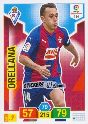 Sticker Orellana - Liga Santander 2018-2019. Adrenalyn XL n. 114 - Panini