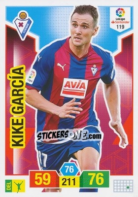 Figurina Kike García - Liga Santander 2018-2019. Adrenalyn XL - Panini