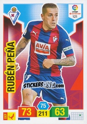 Sticker Rubén Peña - Liga Santander 2018-2019. Adrenalyn XL n. 121 - Panini
