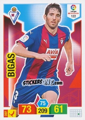 Sticker Bigas - Liga Santander 2018-2019. Adrenalyn XL n. 122 - Panini