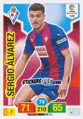 Sticker Sergio Álvarez - Liga Santander 2018-2019. Adrenalyn XL n. 124 - Panini